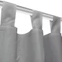 Micro-satin curtains with loops, 2 units, 140x175cm, gray. by vidaXL, Curtains and curtains - Ref: Foro24-132213, Price: 18,2...