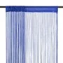 Fringe curtains 2 pieces 140x250 cm blue by vidaXL, Curtains and curtains - Ref: Foro24-132407, Price: 17,01 €, Discount: %