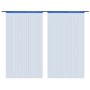Fringe curtains 2 pieces 140x250 cm blue by vidaXL, Curtains and curtains - Ref: Foro24-132407, Price: 24,55 €, Discount: %
