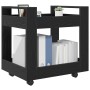 Carro de Escritorio Roble Negro 60 x 45 x 60 cm en Carros e islas | Comprar online en Foro24