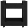 Carro de Escritorio Roble Negro 60 x 45 x 60 cm en Carros e islas | Comprar online en Foro24