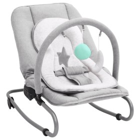 Light Gray Steel Baby Rocking Hammock by vidaXL, Rocking chairs and baby chairs - Ref: Foro24-10253, Price: 96,87 €, Discount: %