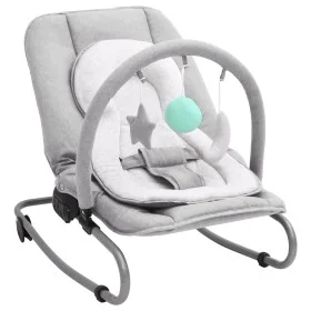Light Gray Steel Baby Rocking Hammock by vidaXL, Rocking chairs and baby chairs - Ref: Foro24-10253, Price: 106,09 €, Discoun...