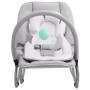 Hamaca mecedora para bebés de acero gris claro de vidaXL, Mecedoras y sillas para bebés - Ref: Foro24-10253, Precio: 96,87 €,...