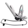 Hamaca mecedora para bebés de acero gris claro de vidaXL, Mecedoras y sillas para bebés - Ref: Foro24-10253, Precio: 96,87 €,...