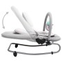 Hamaca mecedora para bebés de acero gris claro de vidaXL, Mecedoras y sillas para bebés - Ref: Foro24-10253, Precio: 96,87 €,...