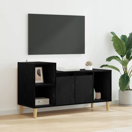 Gabinete de TV Roble Negro 100 x 35 x 55 cm
