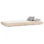 Solid pine wood bed frame 100x200 cm by vidaXL, Beds and slatted bases - Ref: Foro24-823489, Price: 72,85 €, Discount: %