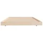 Solid pine wood bed frame 100x200 cm by vidaXL, Beds and slatted bases - Ref: Foro24-823489, Price: 72,85 €, Discount: %