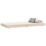 Estructura de cama madera maciza de pino 90x200 cm de vidaXL, Camas y somieres - Ref: Foro24-823494, Precio: 73,06 €, Descuen...