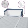 Cuna con colchón tela de lino azul marino by vidaXL, Cribs and beds for children - Ref: Foro24-10298, Price: 113,49 €, Discou...