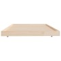 Estructura de cama madera maciza de pino 90x200 cm de vidaXL, Camas y somieres - Ref: Foro24-823494, Precio: 73,06 €, Descuen...
