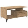 Mesa de Café Roble artisan 90 x 49 x 45 cm Madera contrachapada
