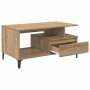 Mesa de Café Roble artisan 90 x 49 x 45 cm Madera contrachapada