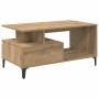 Mesa de Café Roble artisan 90 x 49 x 45 cm Madera contrachapada