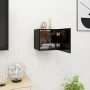 Schwarze Wandmöbel für das Wohnzimmer 30,5x30x30 cm von vidaXL, TV-Möbel - Ref: Foro24-804484, Preis: 33,87 €, Rabatt: %