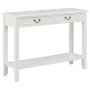 Mesa consola de madera blanco 110x35x80 cm by vidaXL, Side tables - Ref: Foro24-249900, Price: 185,66 €, Discount: %