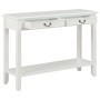Holztischkonsole weiß 110x35x80 cm von vidaXL, Seitentische - Ref: Foro24-249900, Preis: 185,66 €, Rabatt: %