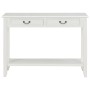 Holztischkonsole weiß 110x35x80 cm von vidaXL, Seitentische - Ref: Foro24-249900, Preis: 185,66 €, Rabatt: %