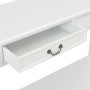 Holztischkonsole weiß 110x35x80 cm von vidaXL, Seitentische - Ref: Foro24-249900, Preis: 185,66 €, Rabatt: %