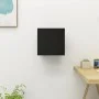 Schwarze Wandmöbel für das Wohnzimmer 30,5x30x30 cm von vidaXL, TV-Möbel - Ref: Foro24-804484, Preis: 33,87 €, Rabatt: %