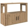 Vitrina Roble artisan 80 x 30 x 60 cm Madera contrachapada
