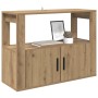 Vitrina Roble artisan 80 x 30 x 60 cm Madera contrachapada