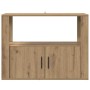 Vitrina Roble artisan 80 x 30 x 60 cm Madera contrachapada