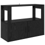 Vitrina Roble negro 80 x 30 x 60 cm Madera contrachapada