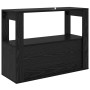 Vitrina Roble negro 80 x 30 x 60 cm Madera contrachapada