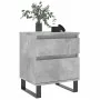 Concrete gray engineered wood bedside table 40x35x50 cm by vidaXL, Nightstands - Ref: Foro24-830692, Price: 56,41 €, Discount: %