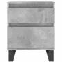 Concrete gray engineered wood bedside table 40x35x50 cm by vidaXL, Nightstands - Ref: Foro24-830692, Price: 56,41 €, Discount: %