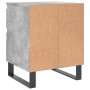 Betongrauer Nachttisch aus Holzwerkstoff, 40 x 35 x 50 cm von vidaXL, Nachttische - Ref: Foro24-830692, Preis: 57,28 €, Rabat...