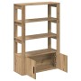 Vitrina Roble artisan 30 x 80 x 119.5 cm Madera contrachapada