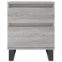 Bedside table 2 pcs Sonoma gray engineered wood 40x35x50 cm by vidaXL, Nightstands - Ref: Foro24-830697, Price: 83,16 €, Disc...