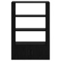 Vitrina Roble negro 30 x 80 x 119.5 cm Madera contrachapada