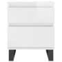 Nachttische 2 Stück Ingenieurholz glänzend weiß 40x35x50 cm von vidaXL, Nachttische - Ref: Foro24-830689, Preis: 112,52 €, Ra...