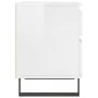 Bedside tables 2 units engineered wood white gloss 40x35x50 cm by vidaXL, Nightstands - Ref: Foro24-830689, Price: 110,76 €, ...