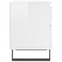 Nachttische 2 Stück Ingenieurholz glänzend weiß 40x35x50 cm von vidaXL, Nachttische - Ref: Foro24-830689, Preis: 112,52 €, Ra...