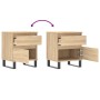 Nachttische, 2 Stück, Holzwerkstoff, Sonoma-Eiche, 40 x 35 x 50 cm von vidaXL, Nachttische - Ref: Foro24-830691, Preis: 100,1...