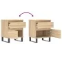 Nightstands 2 pcs engineered wood Sonoma oak 40x35x50 cm by vidaXL, Nightstands - Ref: Foro24-830691, Price: 100,10 €, Discou...