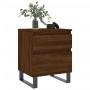 Nachttische, 2 Stück, Eichenbraun, Holzwerkstoff, 40 x 35 x 50 cm von vidaXL, Nachttische - Ref: Foro24-830699, Preis: 84,29 ...