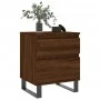 Nightstands 2 pcs oak brown engineered wood 40x35x50 cm by vidaXL, Nightstands - Ref: Foro24-830699, Price: 84,29 €, Discount: %