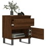Nachttische, 2 Stück, Eichenbraun, Holzwerkstoff, 40 x 35 x 50 cm von vidaXL, Nachttische - Ref: Foro24-830699, Preis: 84,29 ...