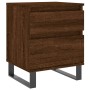 Mesitas noche 2 uds madera ingeniería marrón roble 40x35x50 cm de vidaXL, Mesitas de noche - Ref: Foro24-830699, Precio: 84,22 €