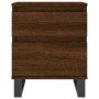 Nachttische, 2 Stück, Eichenbraun, Holzwerkstoff, 40 x 35 x 50 cm von vidaXL, Nachttische - Ref: Foro24-830699, Preis: 84,29 ...