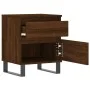 Nightstands 2 pcs oak brown engineered wood 40x35x50 cm by vidaXL, Nightstands - Ref: Foro24-830699, Price: 84,29 €, Discount: %