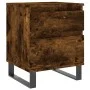 Mesitas noche 2 uds madera ingeniería roble ahumado 40x35x50 cm de vidaXL, Mesitas de noche - Ref: Foro24-830695, Precio: 79,...