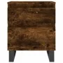 Mesitas noche 2 uds madera ingeniería roble ahumado 40x35x50 cm de vidaXL, Mesitas de noche - Ref: Foro24-830695, Precio: 79,...