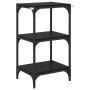 Estantería para libros Roble negro 40 x 33 x 70,5 cm